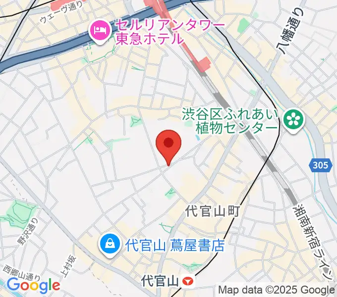 未来太鼓道場 みらい代官山スタジオの地図