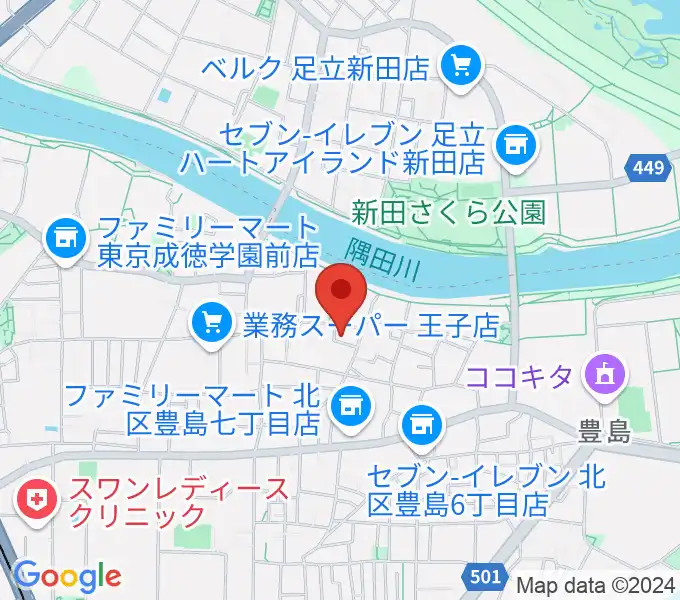 東京バビロンの地図