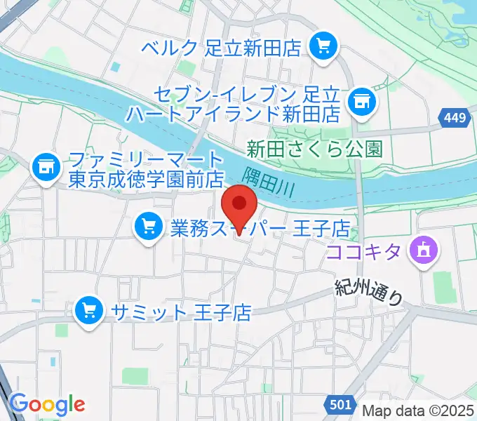 東京バビロンの地図