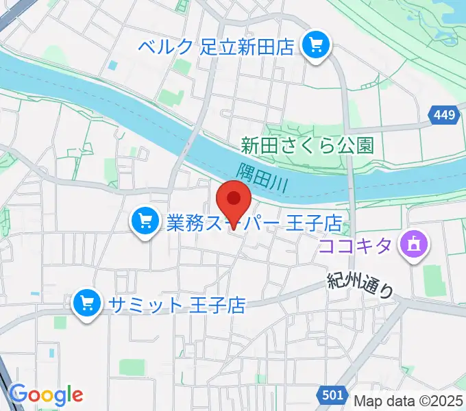 東京バビロンの地図