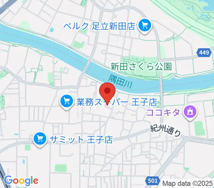 東京バビロンの地図