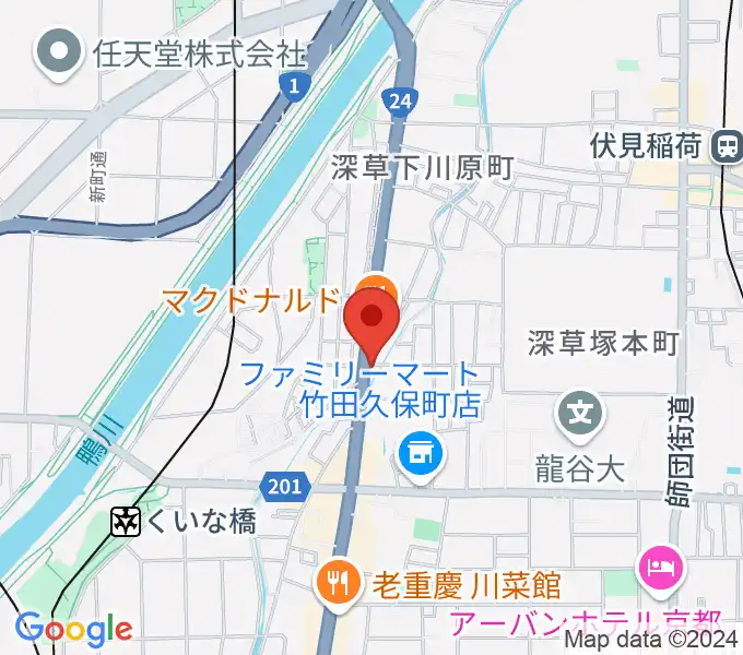 京都Annie's Cafeの地図