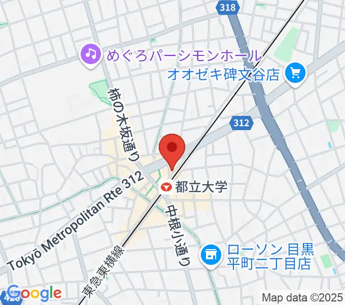 都立大学イーハトーブの地図