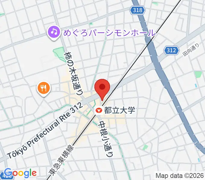 都立大学イーハトーブの地図