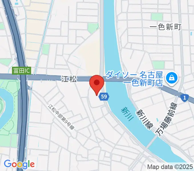 シネマワールド中川の地図