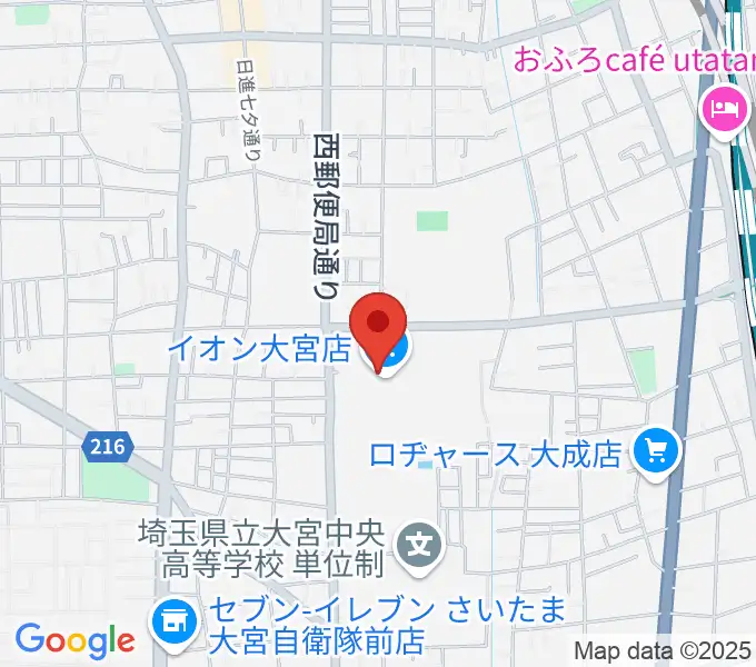 イオンシネマ大宮の地図