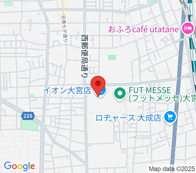 イオンシネマ大宮の地図