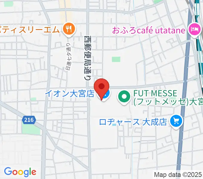 イオンシネマ大宮の地図