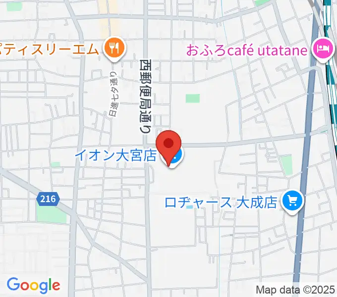 イオンシネマ大宮の地図