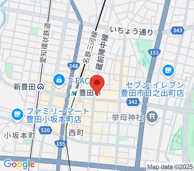 イオンシネマ豊田KiTARAの地図