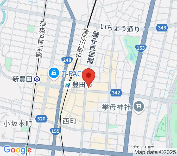 イオンシネマ豊田KiTARAの地図