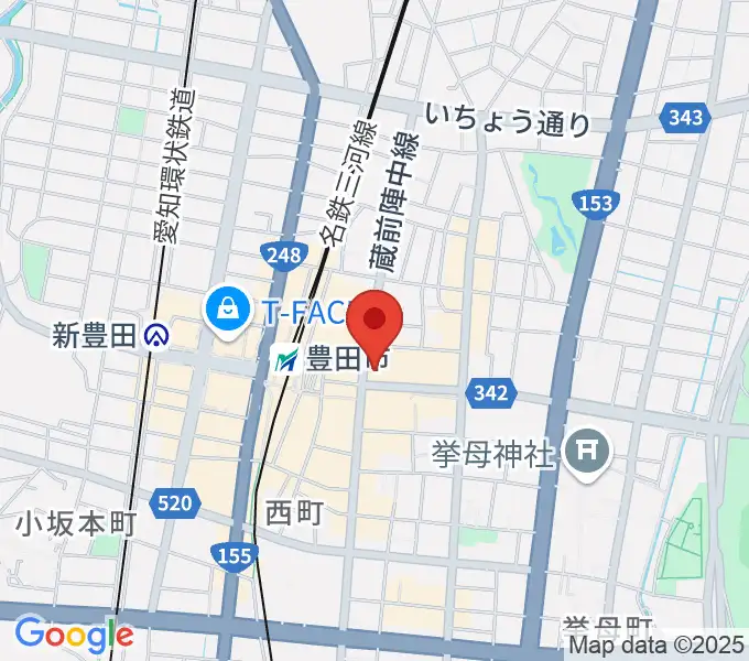 イオンシネマ豊田KiTARAの地図