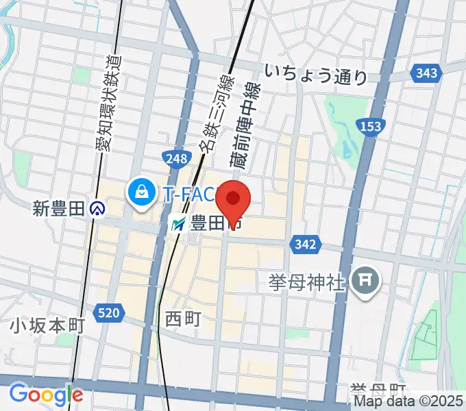 イオンシネマ豊田KiTARAの地図