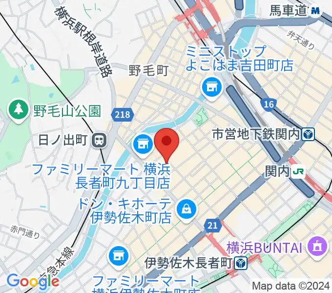 日ノ出町 試聴室その3の地図