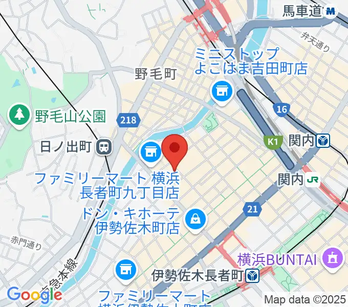 日ノ出町 試聴室その3の地図