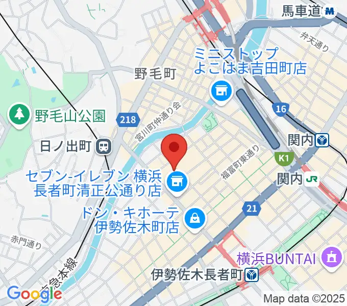 日ノ出町 試聴室その3の地図