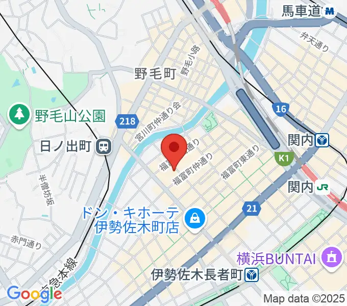 日ノ出町 試聴室その3の地図