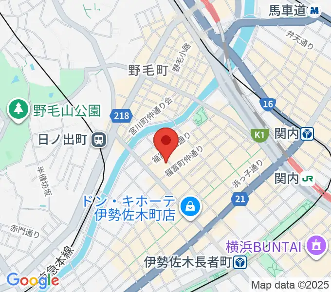 日ノ出町 試聴室その3の地図