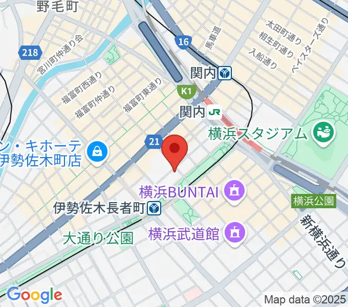スタージスの地図