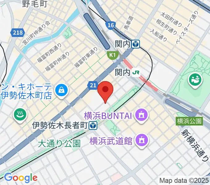 スタージスの地図