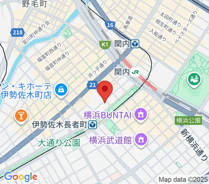 スタージスの地図