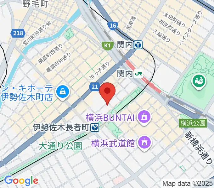 スタージスの地図