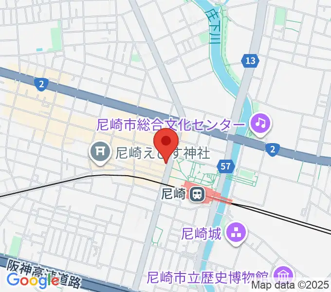 尼崎Scopeの地図