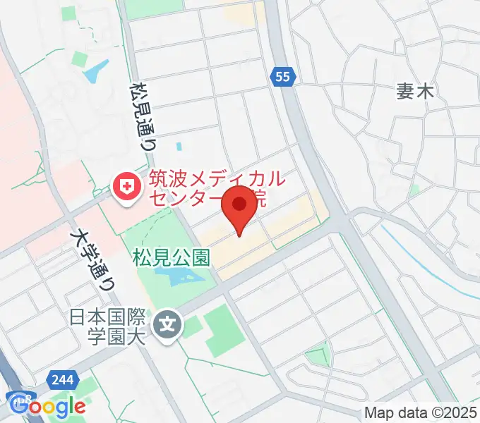 つくばFROGの地図