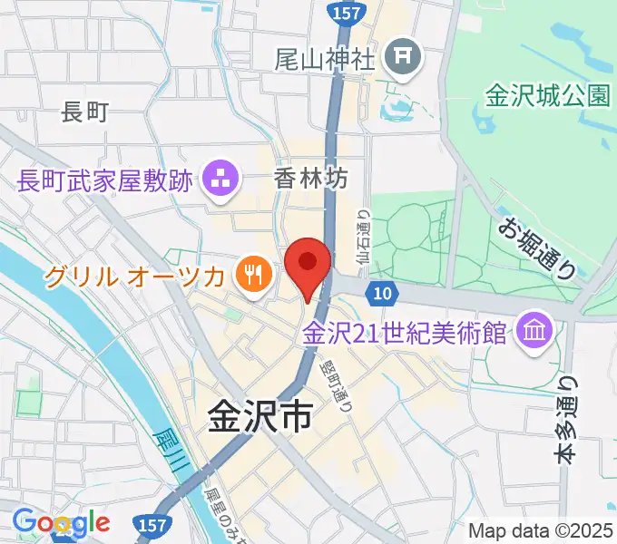 金沢ばんけんの地図