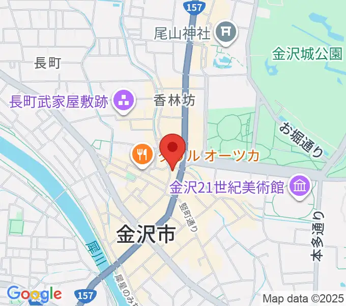 金沢ばんけんの地図