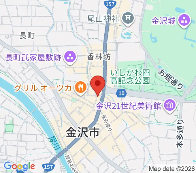 金沢ばんけんの地図