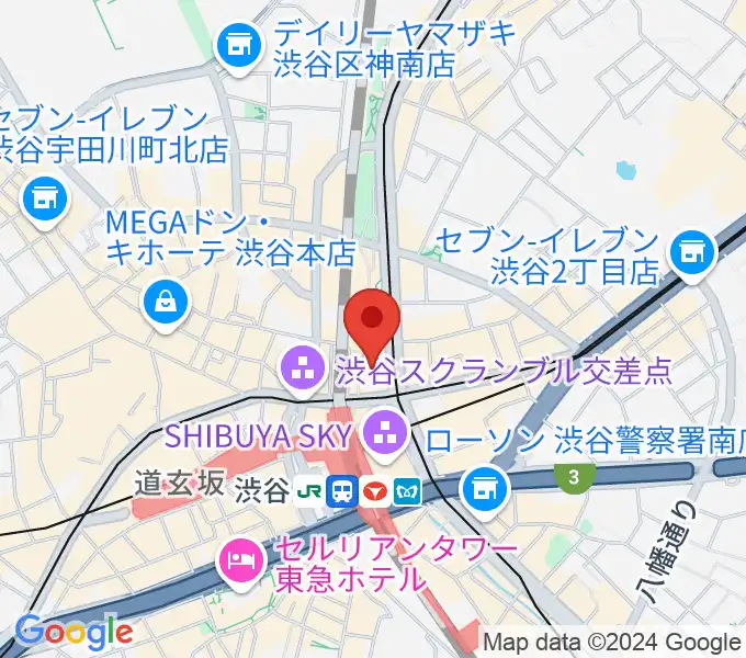 渋谷TOEIの地図