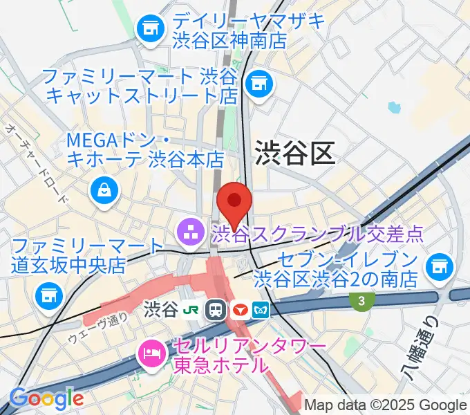渋谷TOEIの地図