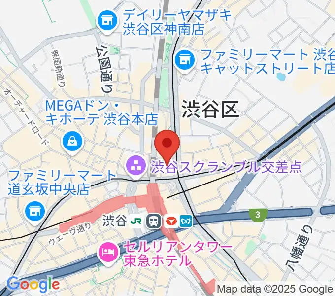 渋谷TOEIの地図