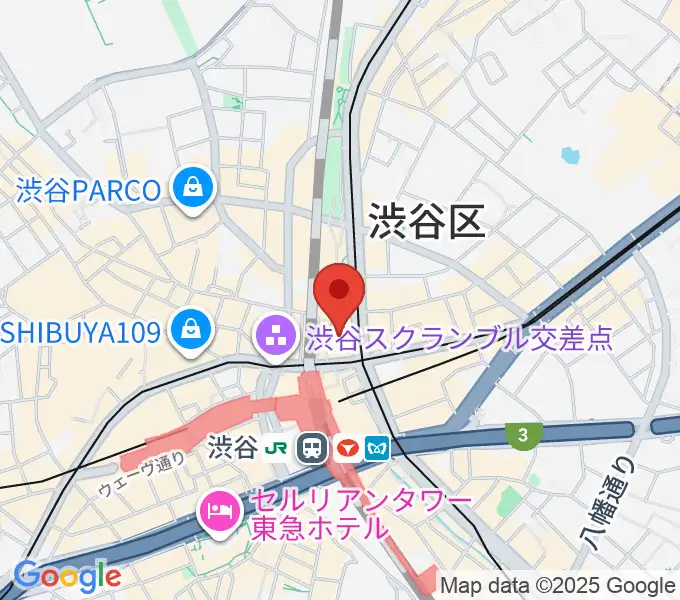渋谷TOEIの地図