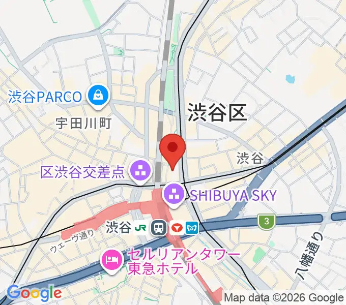 渋谷TOEIの地図