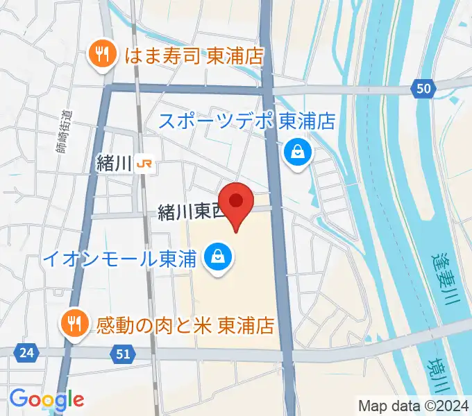 TOHOシネマズ東浦の地図