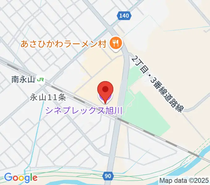 シネプレックス旭川の地図