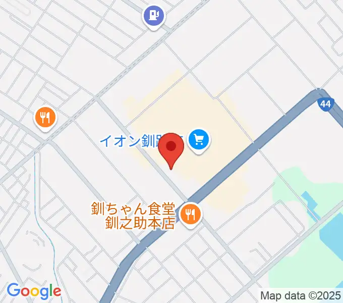 イオンシネマ釧路の地図