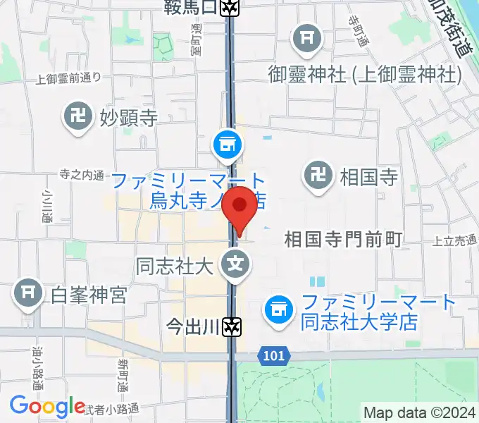 スタジオブルの地図