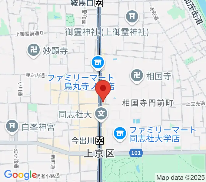 スタジオブルの地図