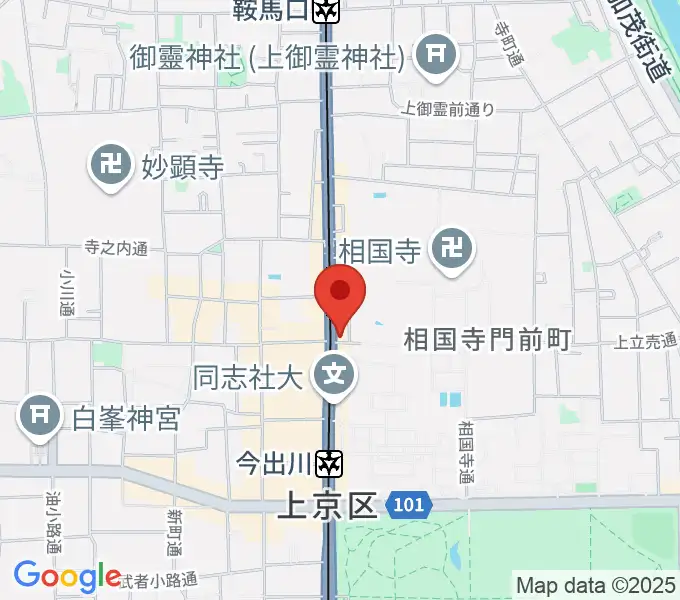 スタジオブルの地図