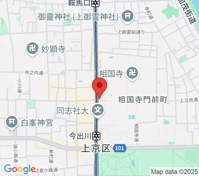 スタジオブルの地図