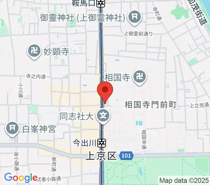 スタジオブルの地図