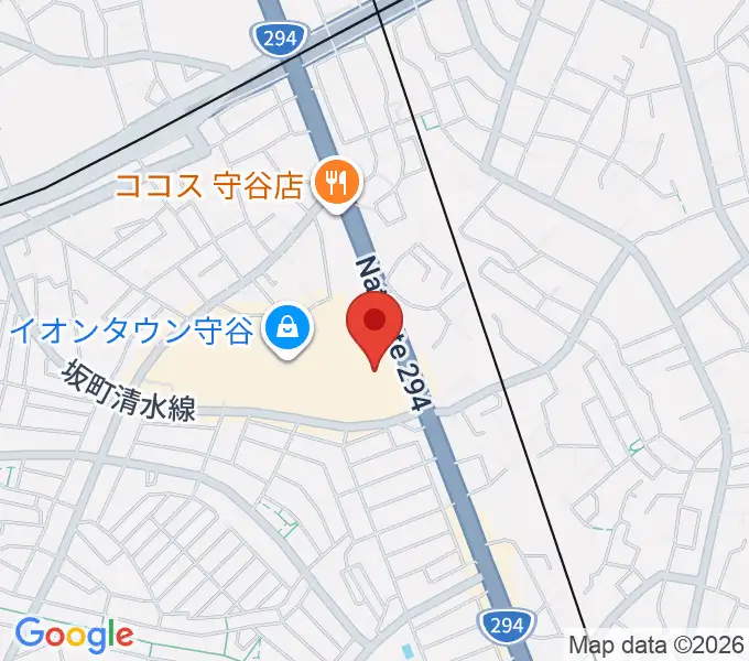 イオンシネマ守谷の地図