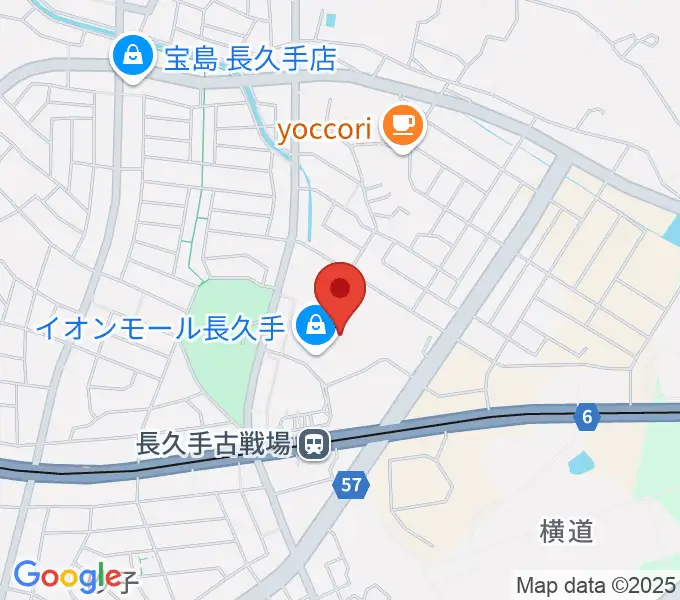 イオンシネマ長久手の地図