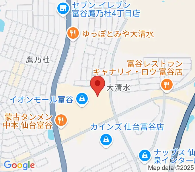 109シネマズ富谷の地図