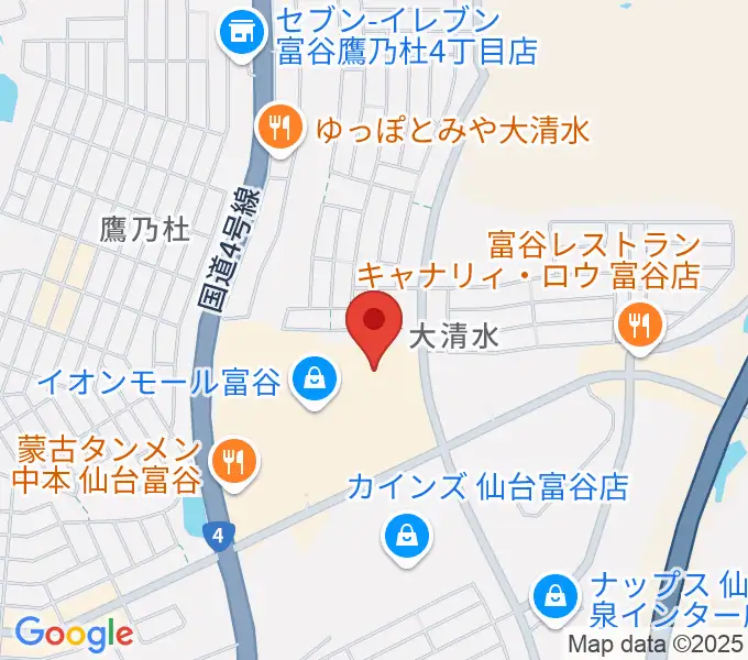 109シネマズ富谷の地図