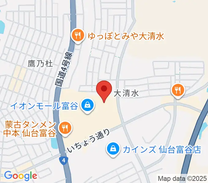 109シネマズ富谷の地図