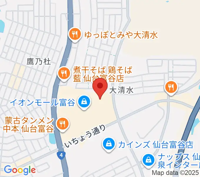 109シネマズ富谷の地図